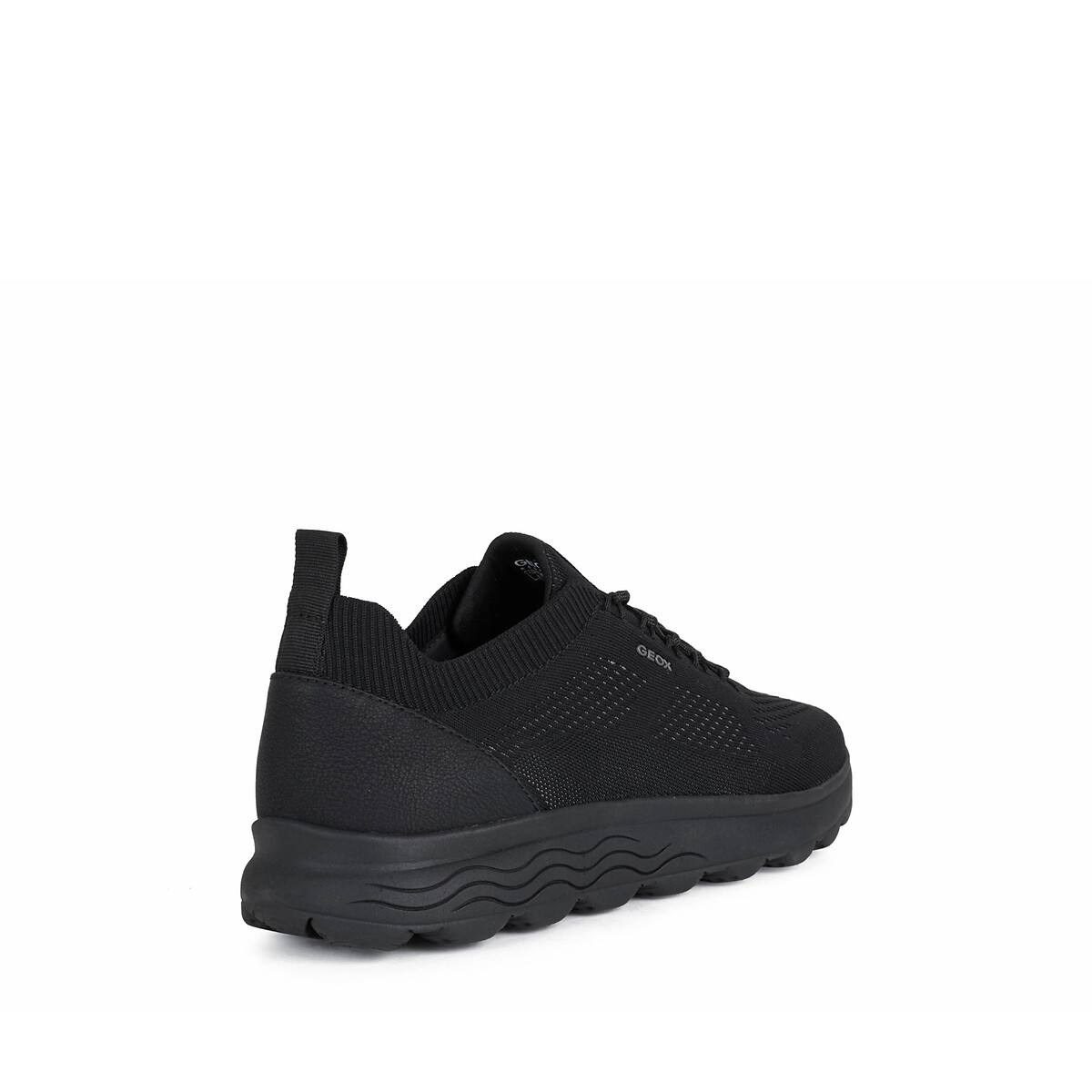 Baskets respirantes en mesh Spherica noir uni, GEOX
