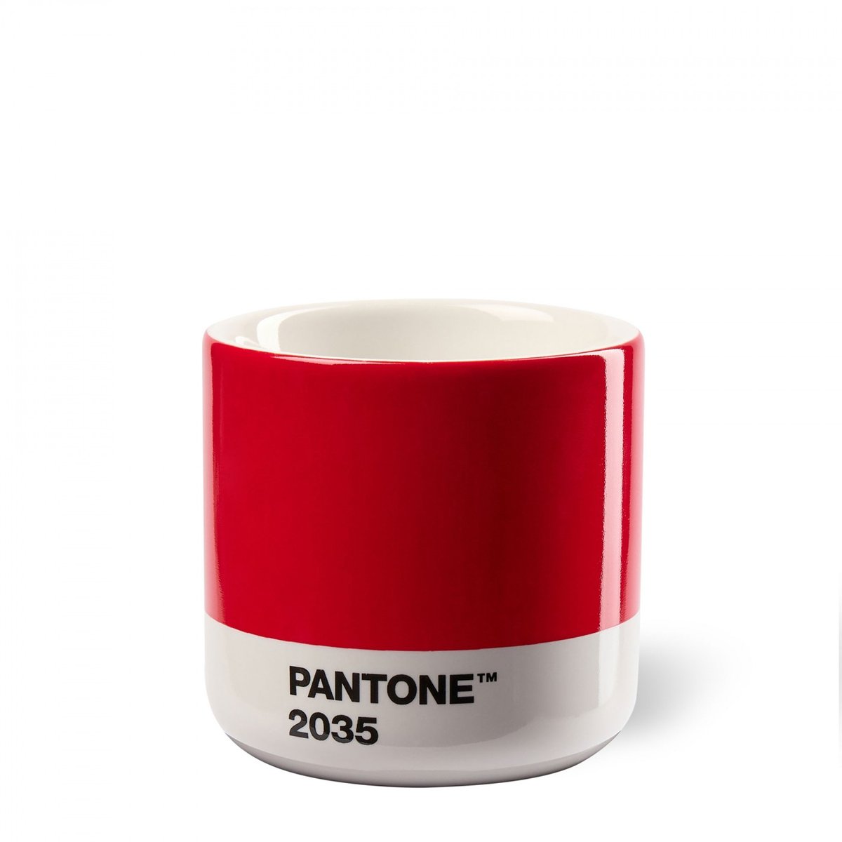 Lot de 4 tasses macchiato thermo Pantone rouge - orange - rose - jaune, COPENHAGEN DESIGN
