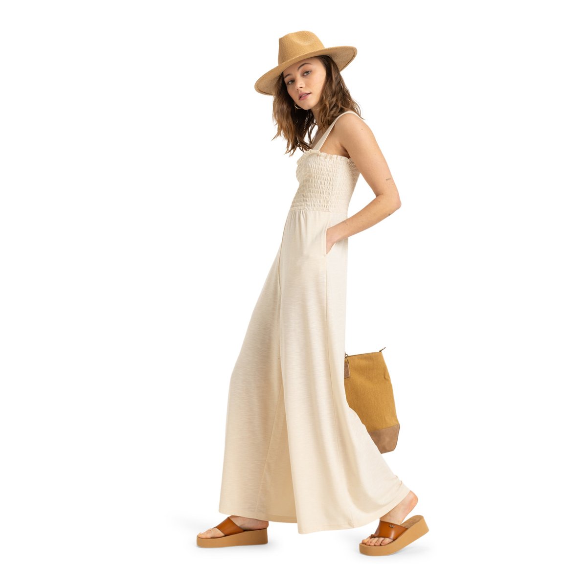 Combinaison JUST PASSING BY. beige parchment, ROXY