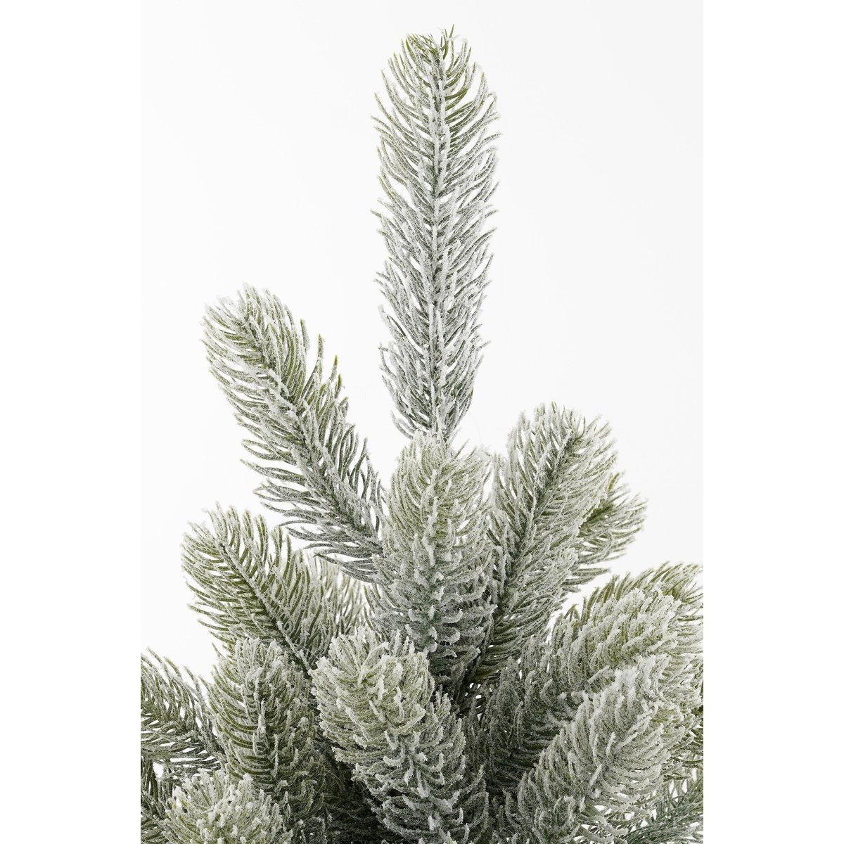 Sapin de Noël artificiel enneigé H90 cm NAGOYA vert, BLACK BOX TREES