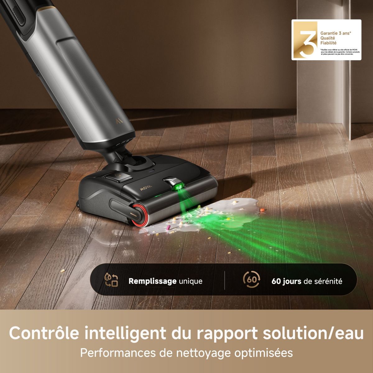 Aspirateur laveur X4 Plus couleur unique, MOVA