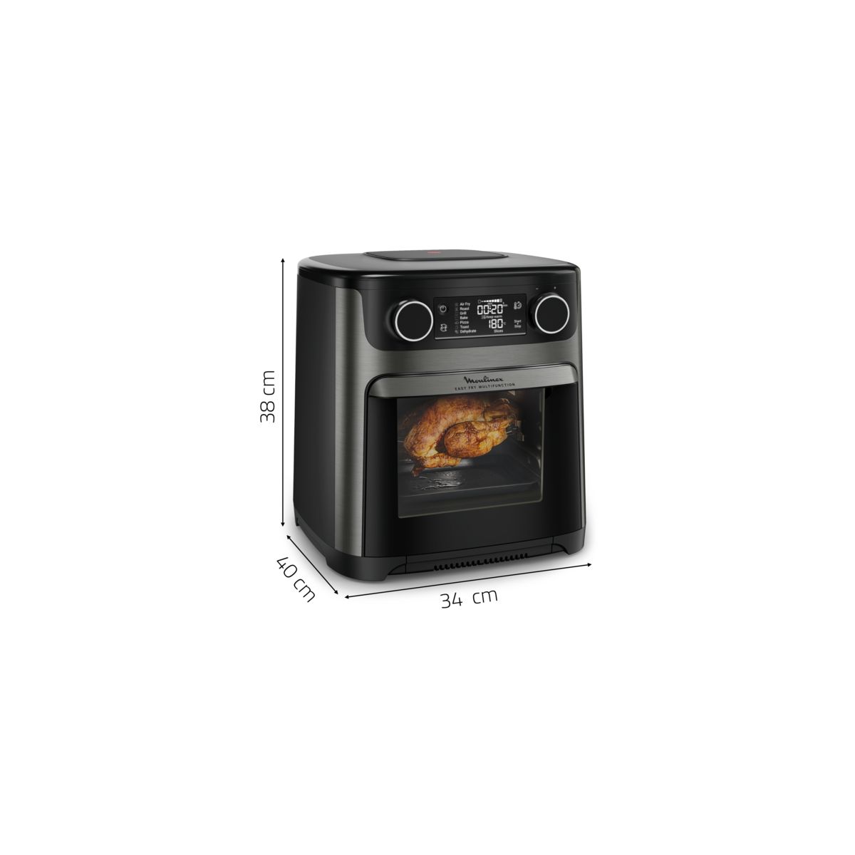Friteuse sans huile Easy Fry Multifonction 15L AL5558F0 noir, MOULINEX
