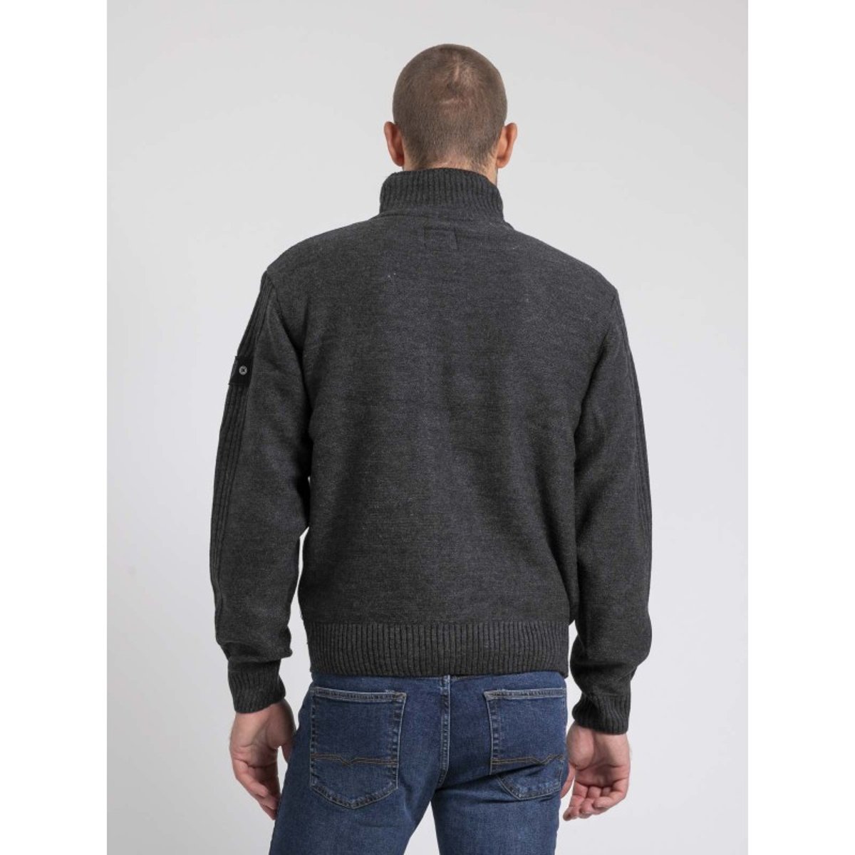 Gilet Zippé Col Montant Pur Coton Litriton antra, RITCHIE