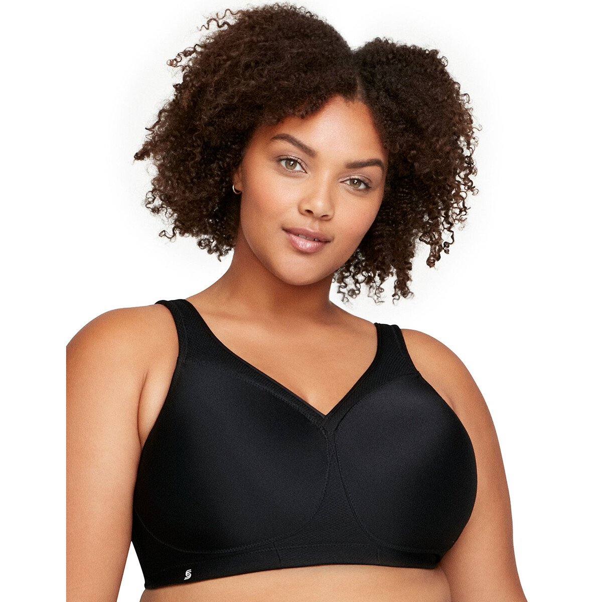 Soutien-gorge de sport, sans armatures, Magic Lift noir, GLAMORISE