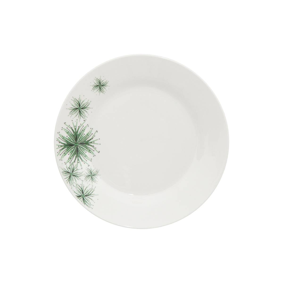 Service de table 18 pièces en céramique BENGAL blanc, SECRET DE GOURMET