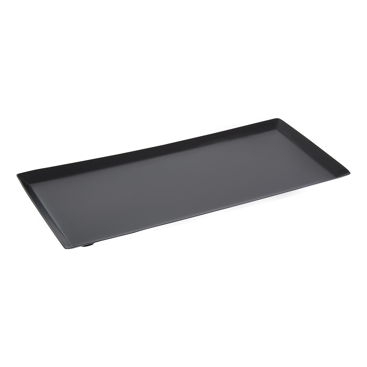26cm Black Metal Tray black, FIFTY FIVE SOUTH