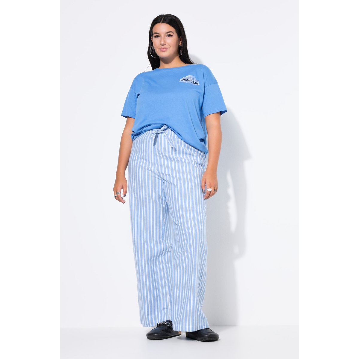Pantalon de pyjama à rayures bleu jean, STUDIO UNTOLD