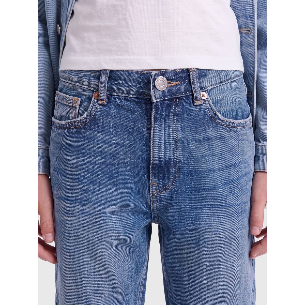Short En Denim medium blue denim, ONLY & SONS JUNIOR