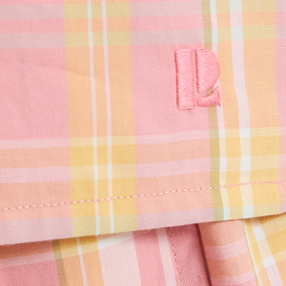 Poplin Short Pyjamas madras, LA REDOUTE COLLECTIONS