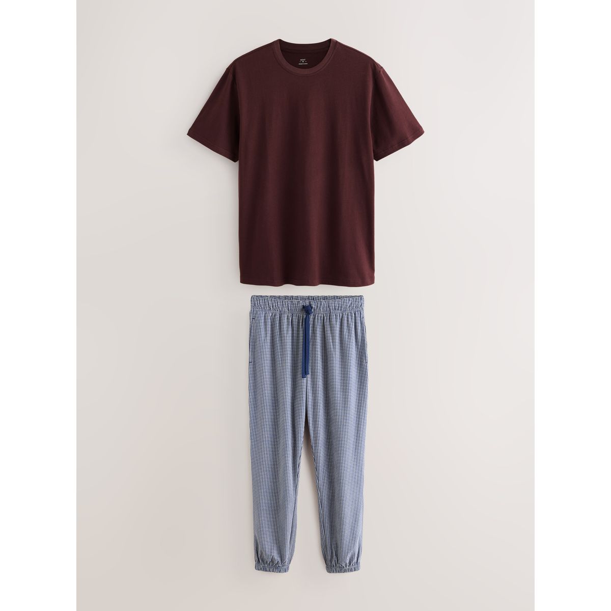 Pyjama douillet avec manches courtes bleu marine, NEXT