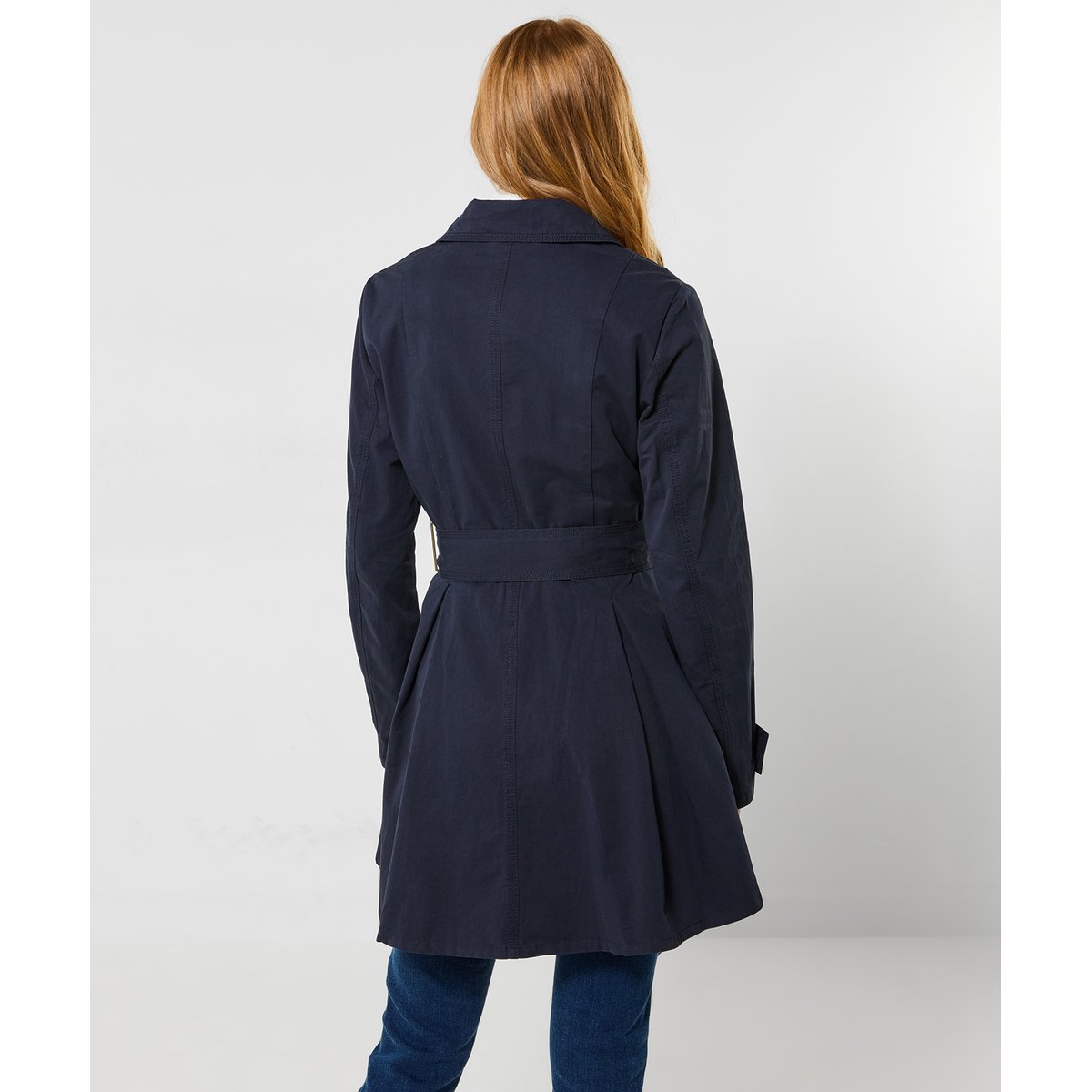 Manteau Ceinturé Annabelle bleu, JOE BROWNS