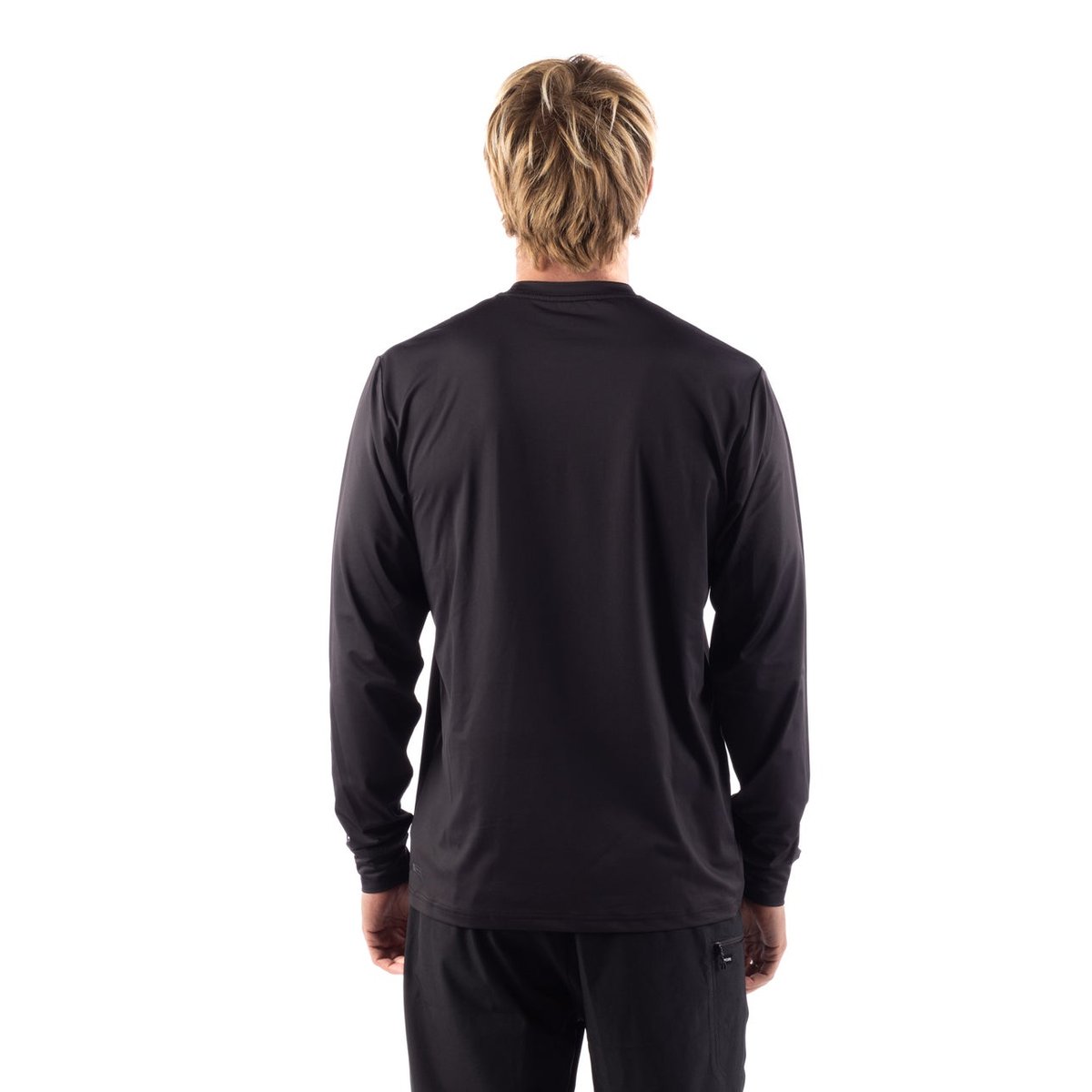 T-shirt anti-UV ample à manches longues pour homme AZ noir, RIP CURL