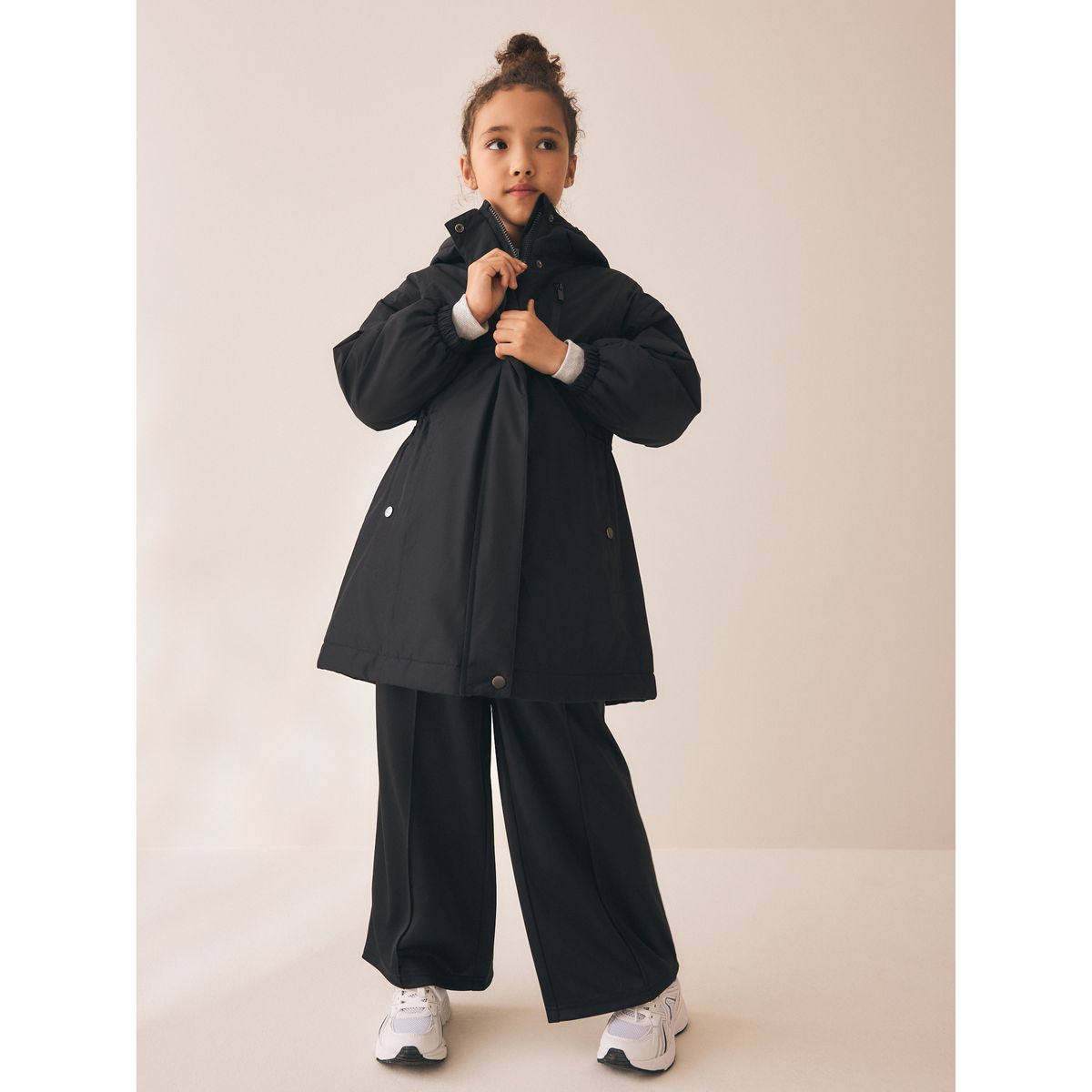 Manteau imperméable noir, NEXT