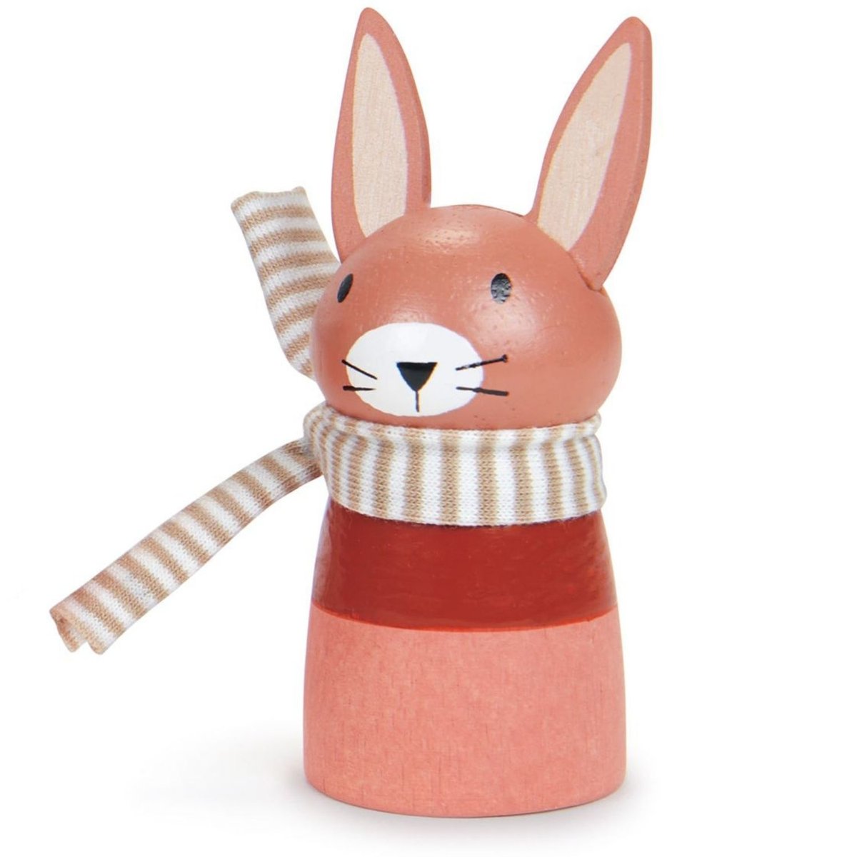 Hirondelle et son ami lapin bleu, rouge, rose, TENDER LEAF TOYS