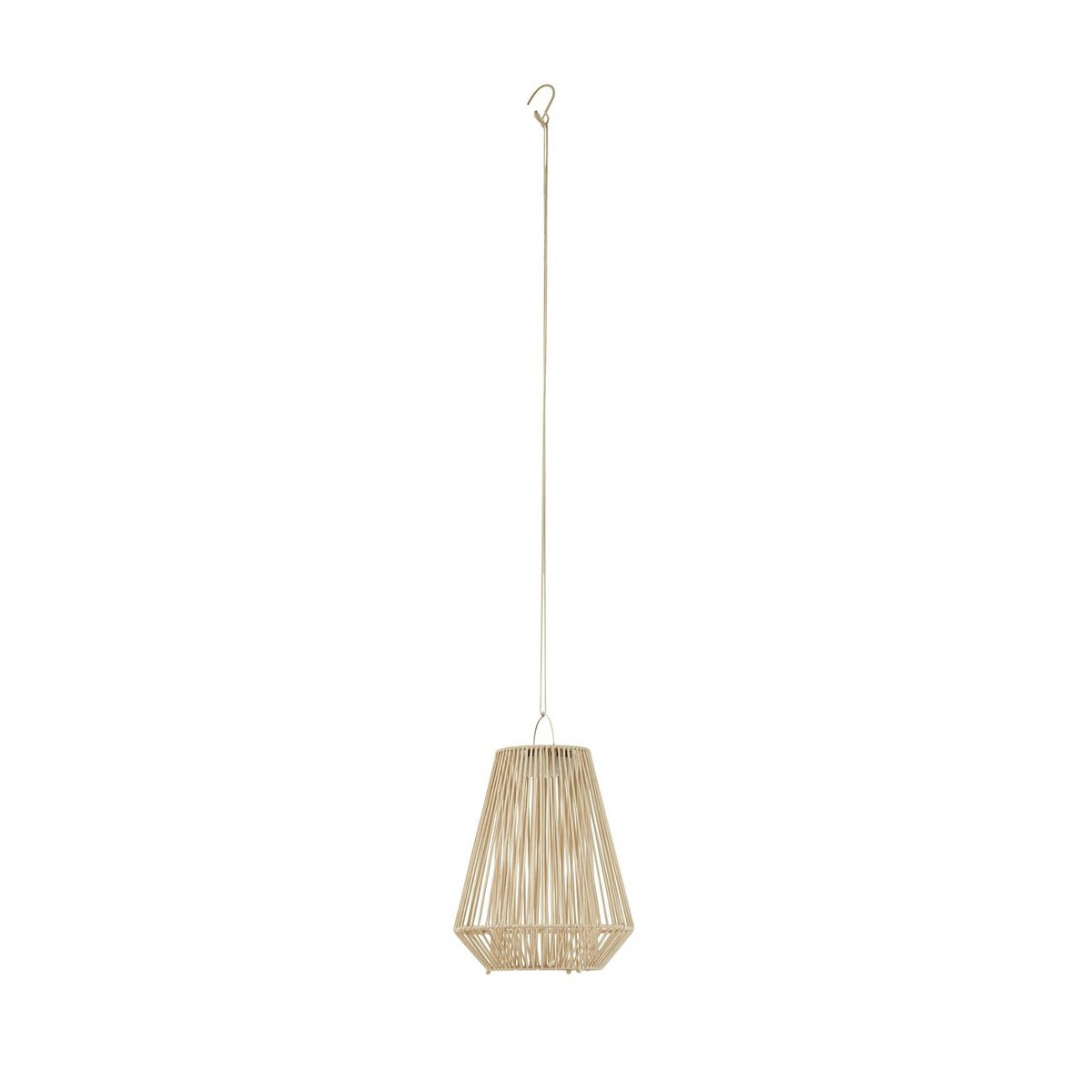 Lampe solaire  moderneLED, Austas beige, noir, LINDBY