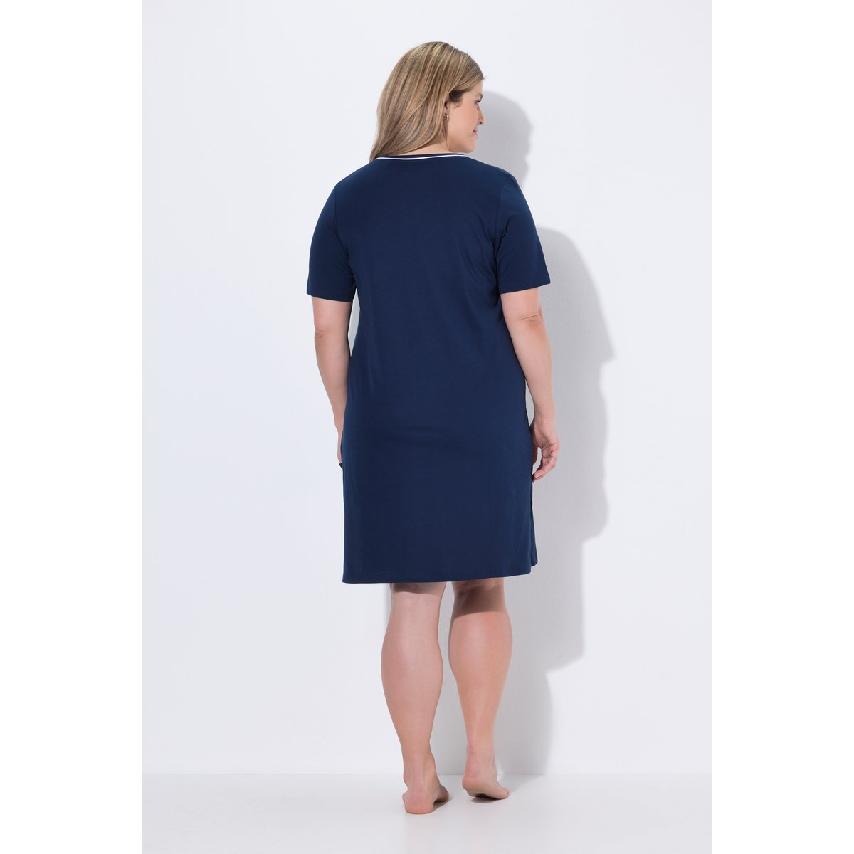 Lot de 2 grands T-shirts/chemises de nuit bleu nuit, ULLA POPKEN