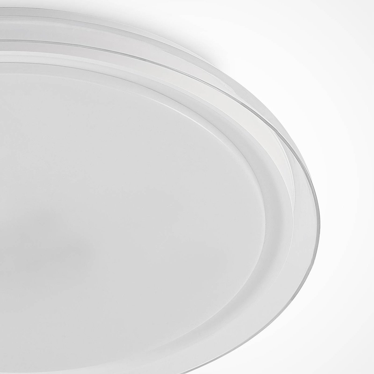 Plafonnier moderneLED, Sleya blanc, LINDBY