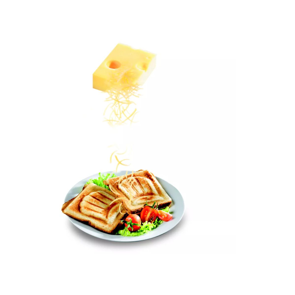 Croque monsieur SM180811 ACCESSIMO rouge / noir, MOULINEX