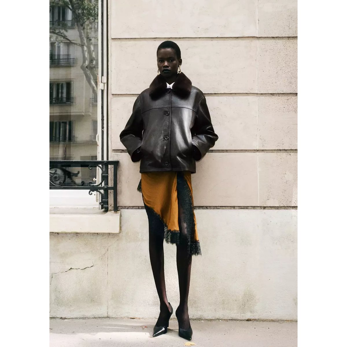 JACKET RASTRO marron, MANGO