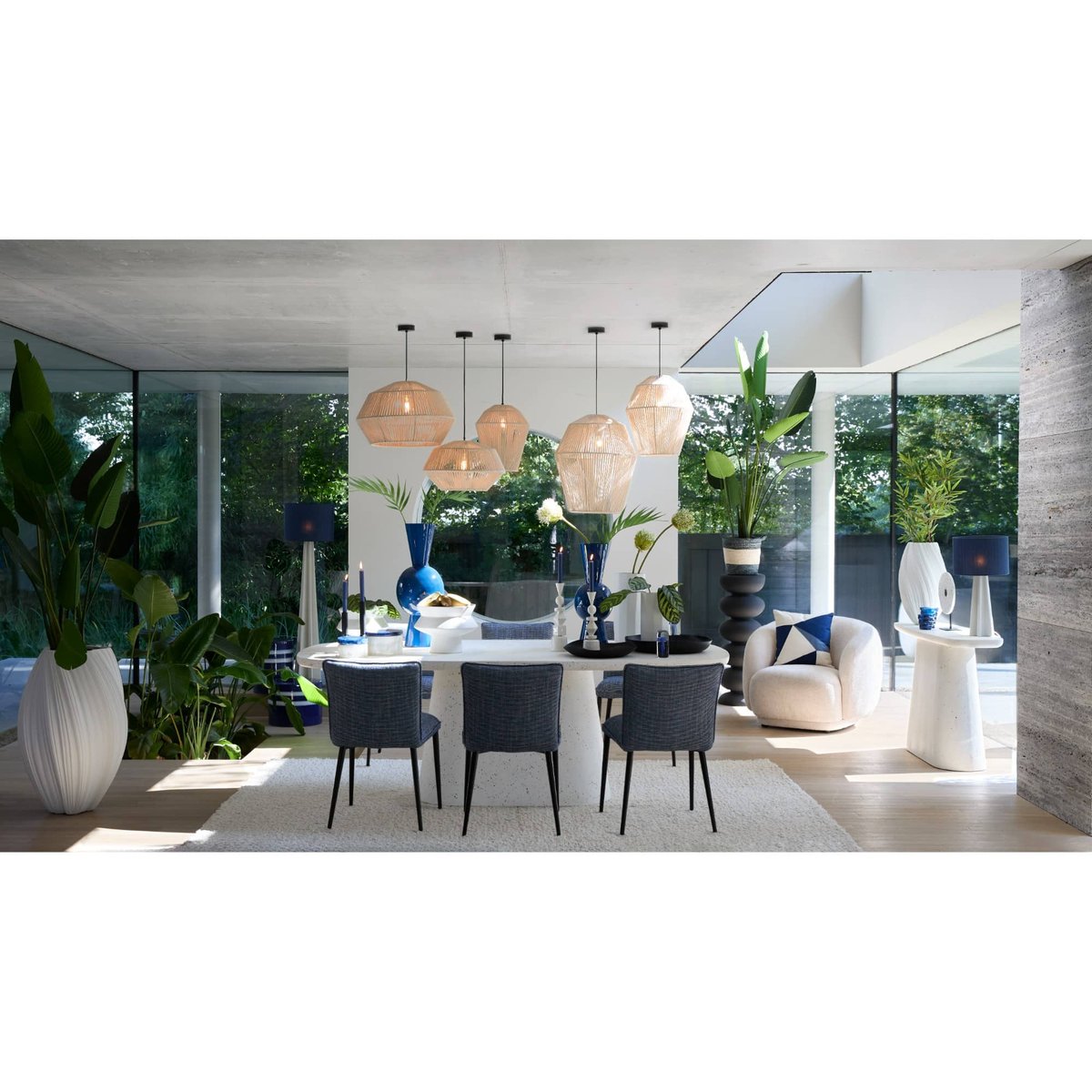 Lampe Suspendue Métal DEYA crème, LIGHT & LIVING