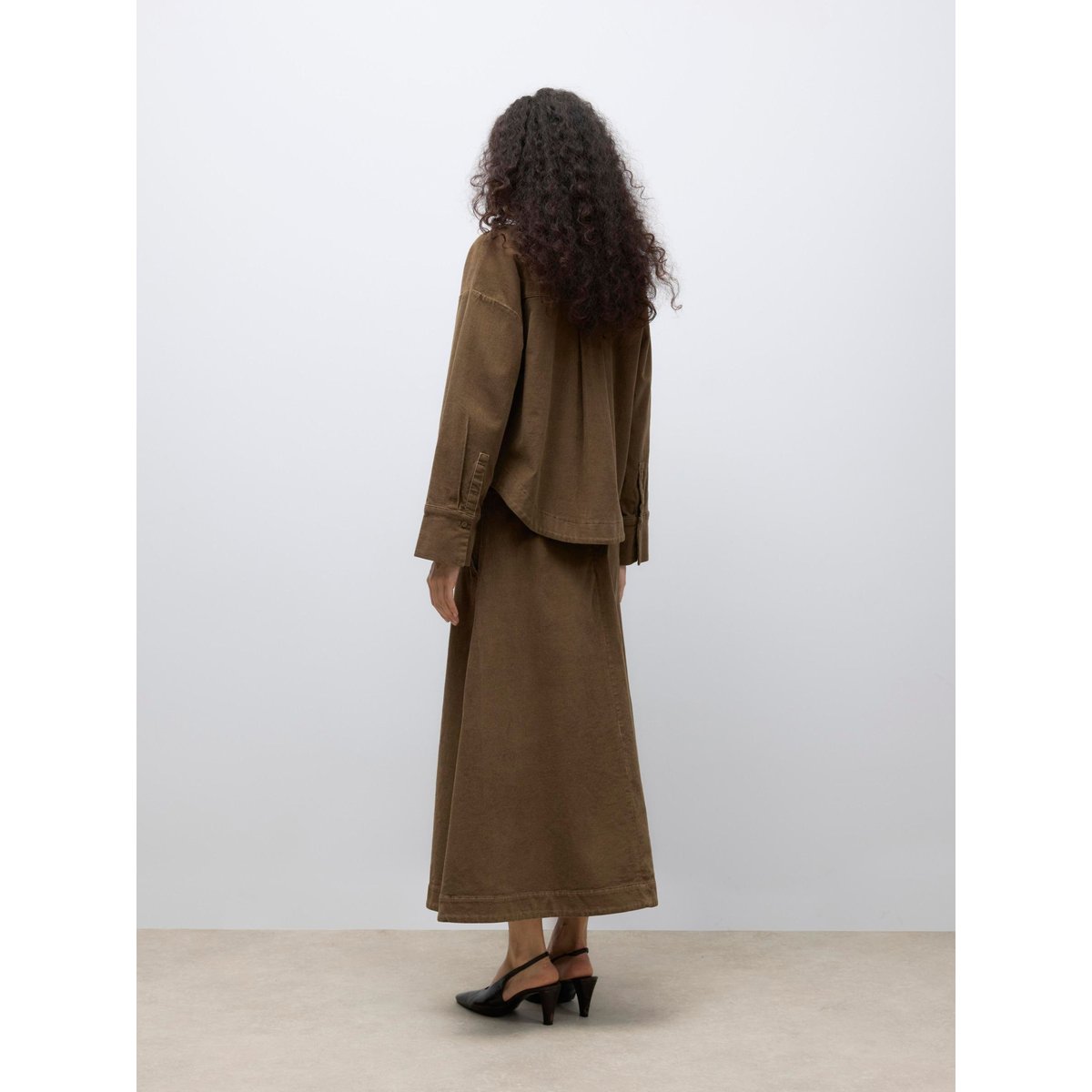 Jupe marron - teak, VERO MODA