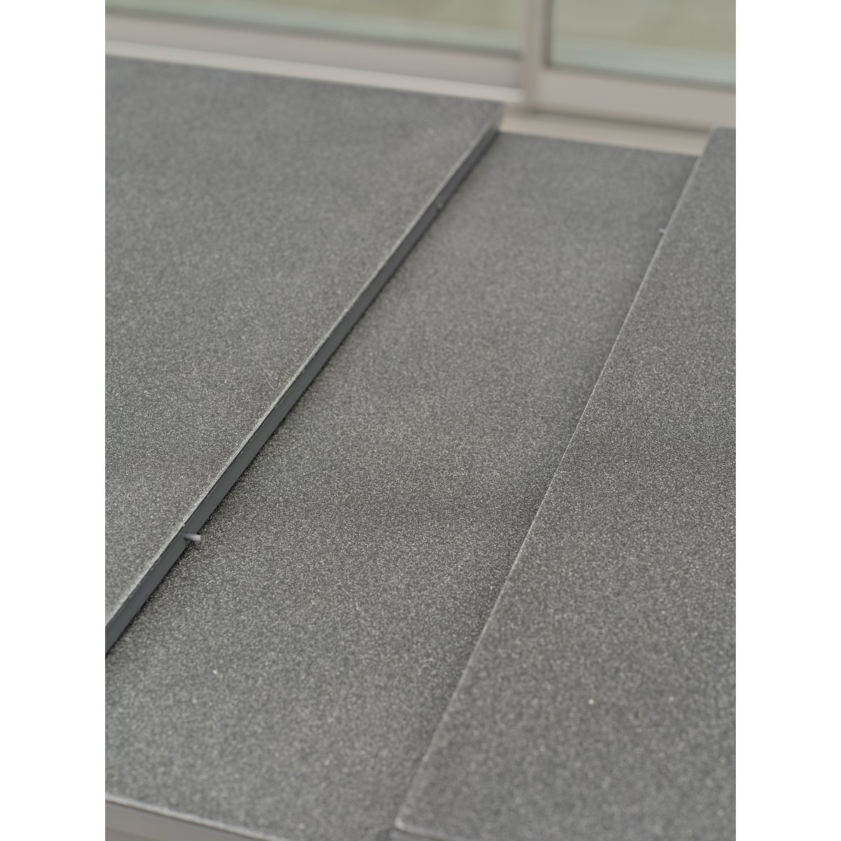 Ensemble repas de jardin 6 places en aluminium  DANIA gris anthracite, DCB GARDEN