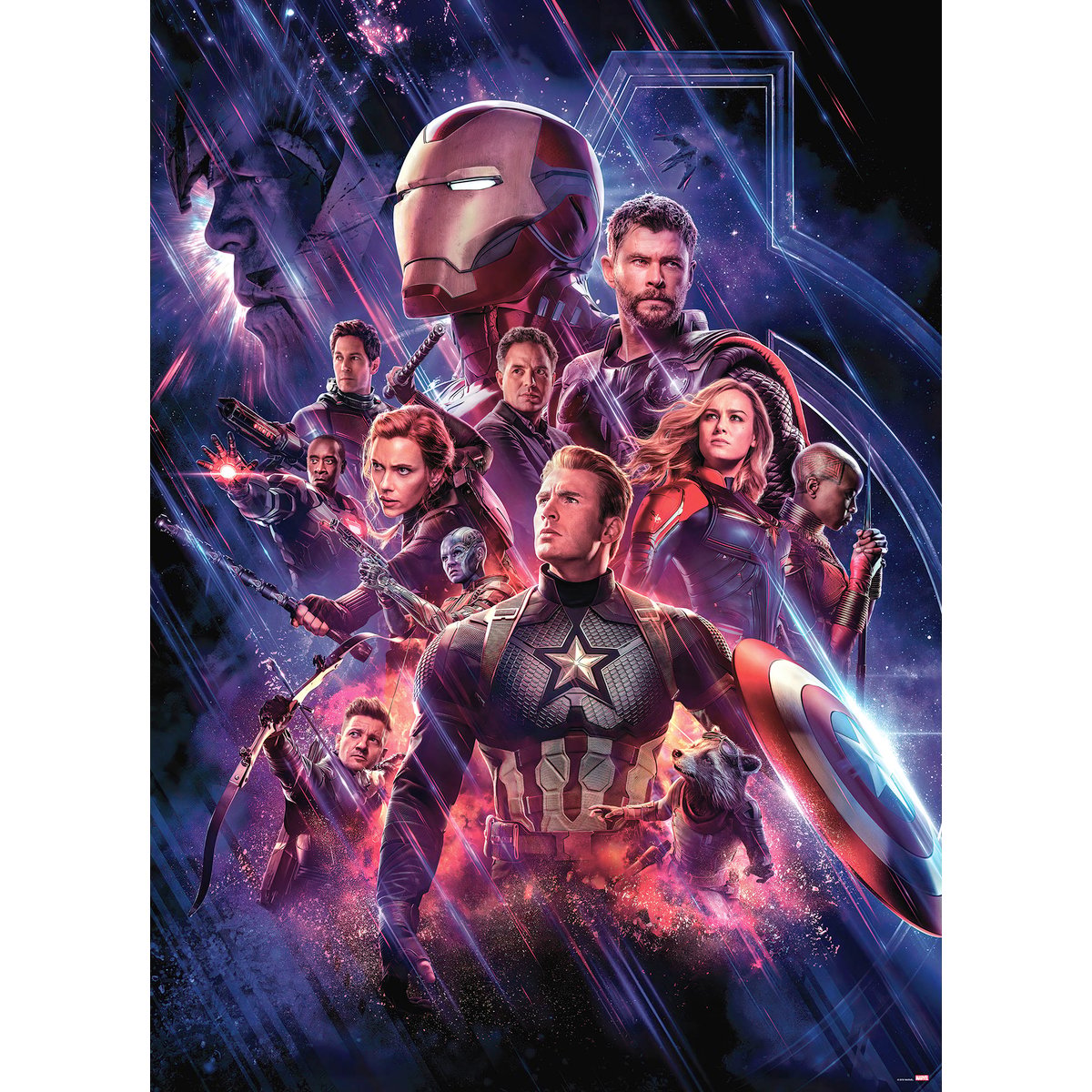 Papier peint Komar - Avengers-Endgame-Movie-Poster - 184 x 254 cm multicolore, HEXOA