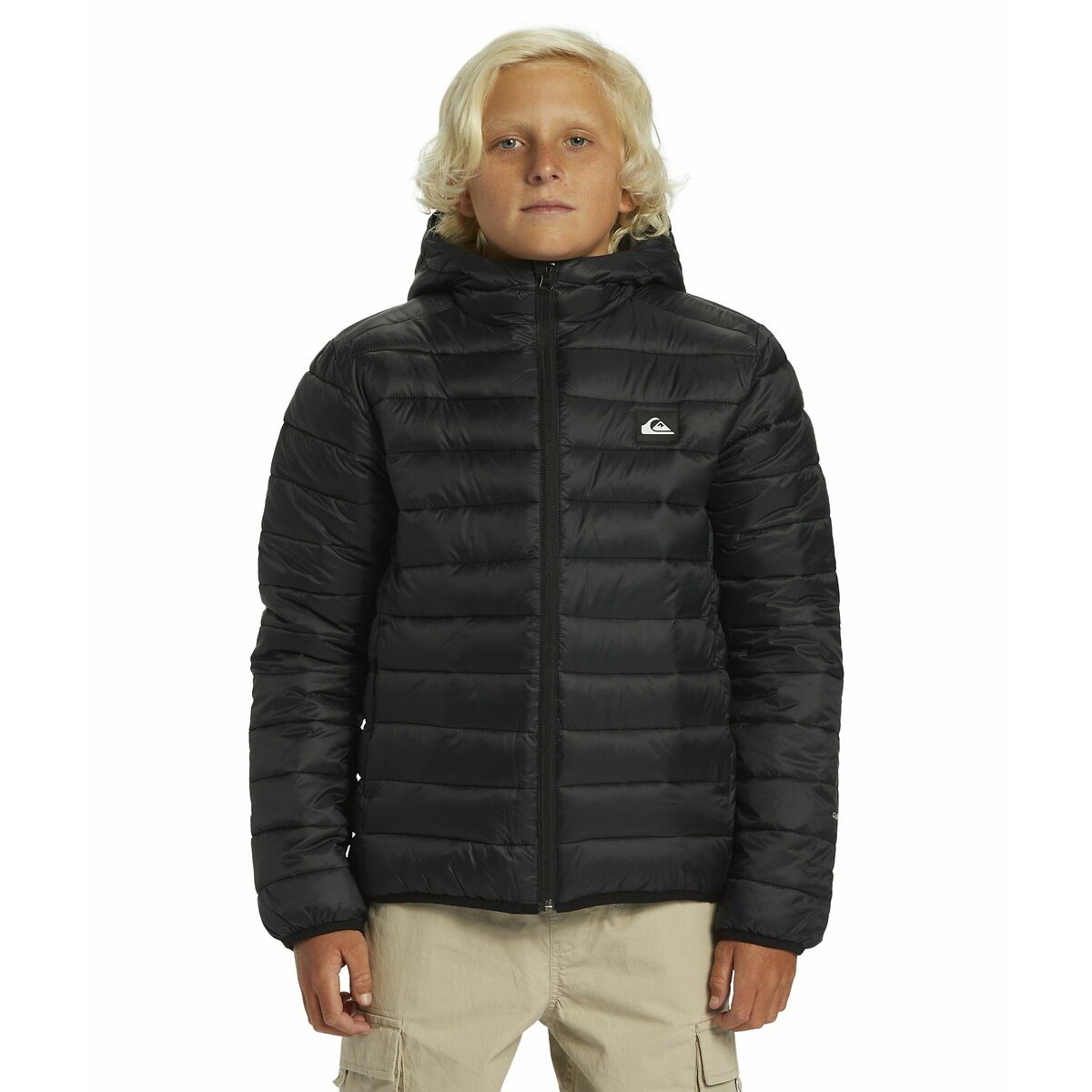 Doudoune à capuche noir, QUIKSILVER