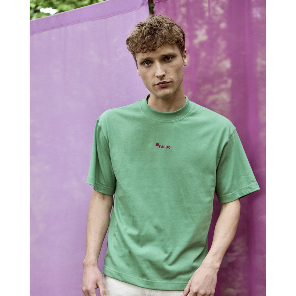 T-shirt YELLOWSTONE vert menthe, FAGUO