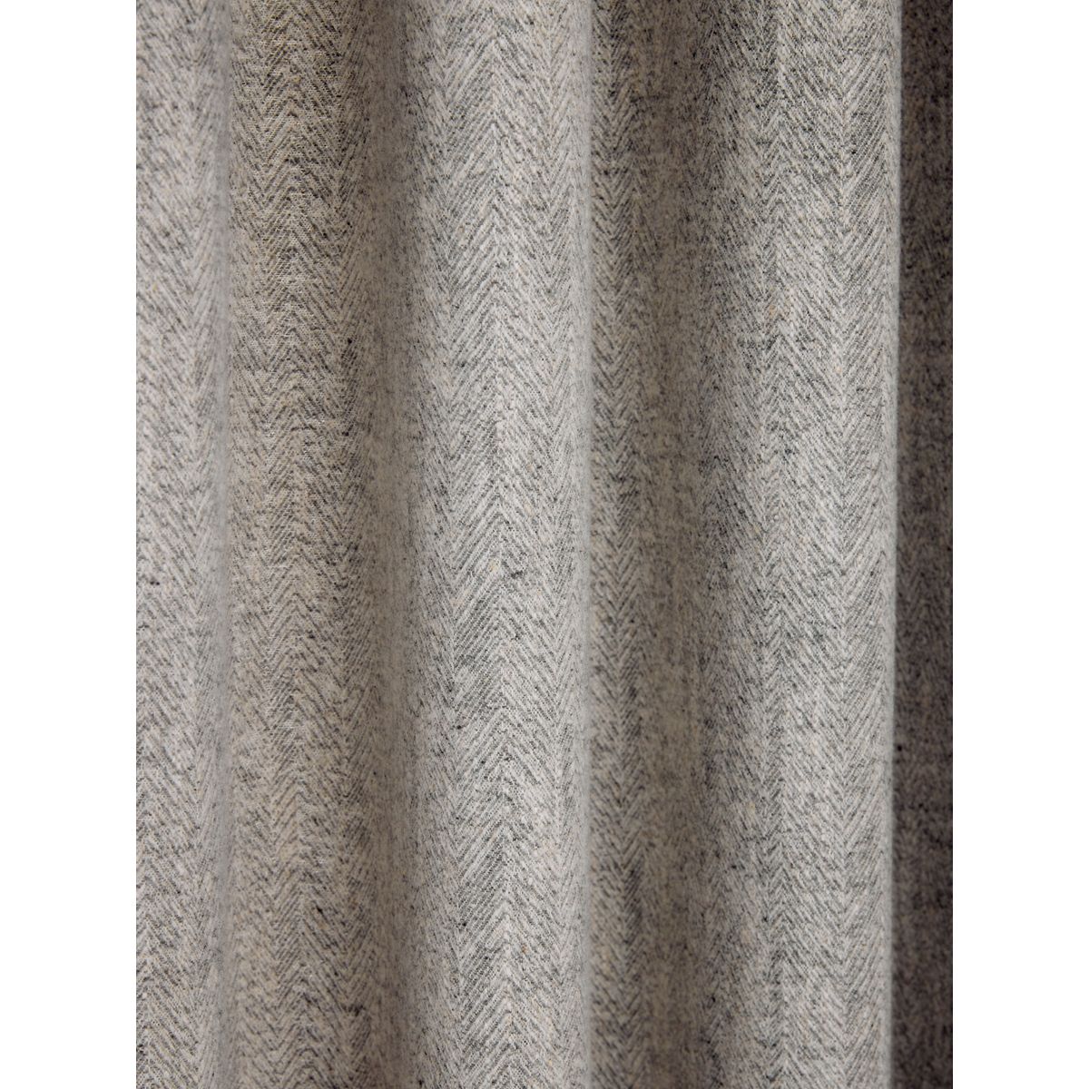 Rideaux confortables à œillets et chevrons gris, NEXT