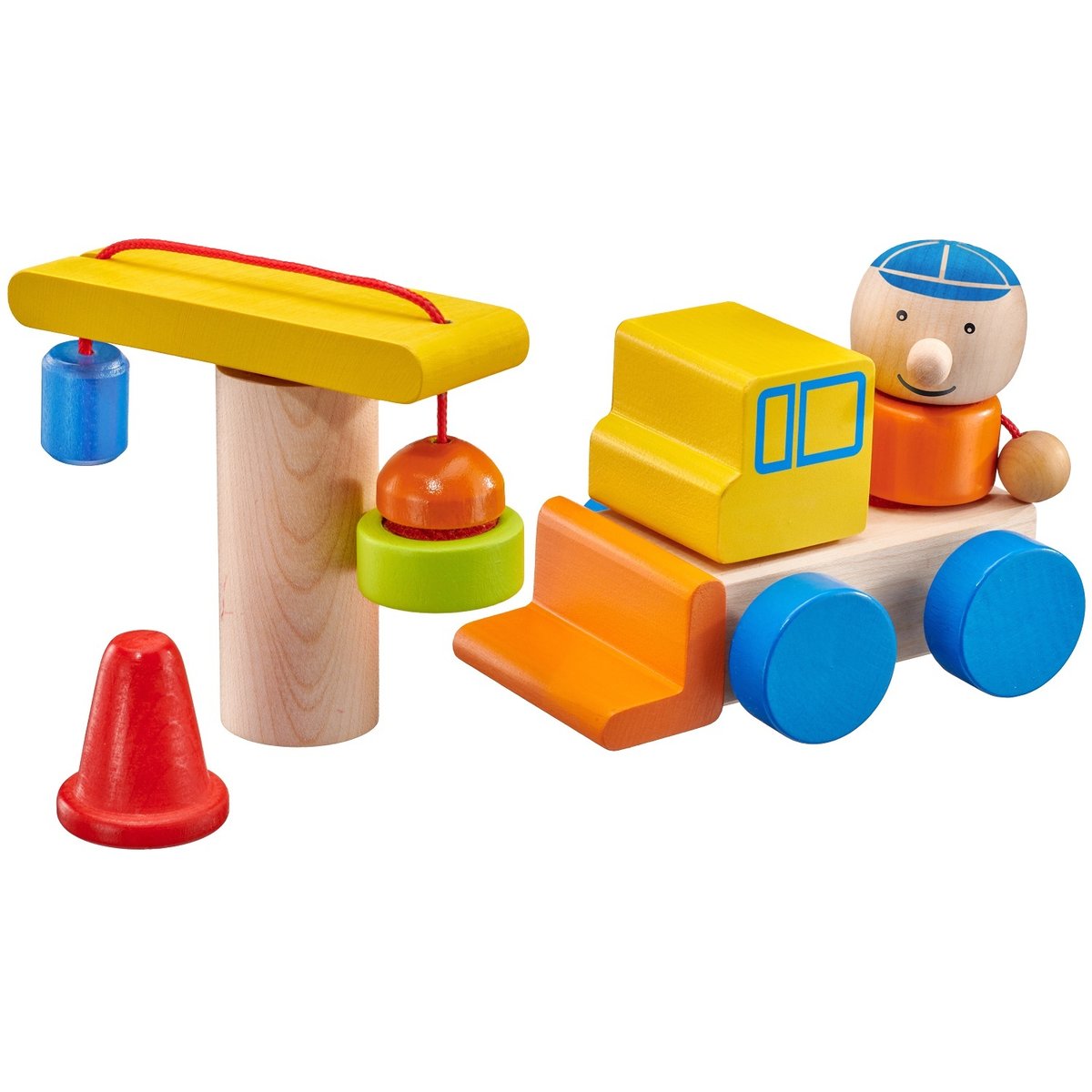Véhicule de chantier, 8 pcs jaune, SELECTA