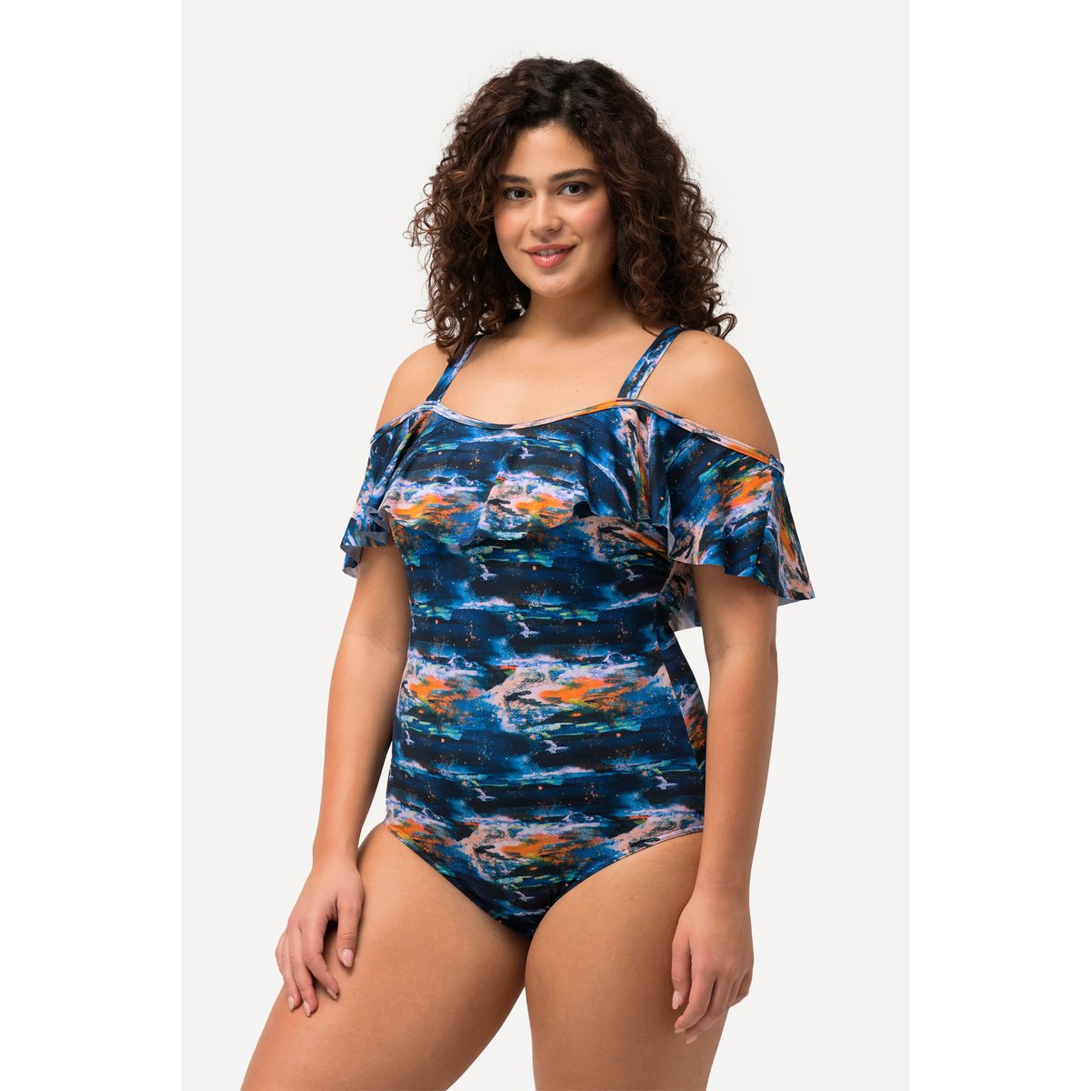 Maillot de bain à bonnets souples marine, ULLA POPKEN