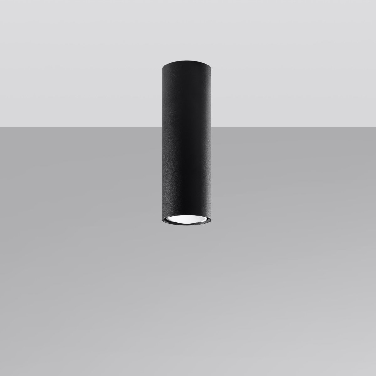 Plafonnier Acier Noir GU10 1 Lagos 20 noir, EDEN