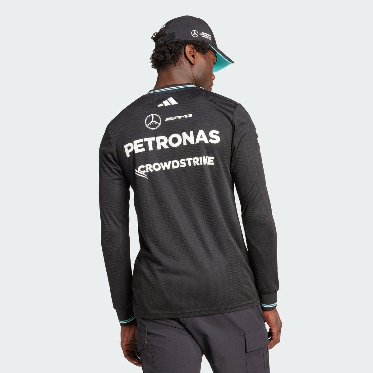 Maillot Pilote Manches Longues Authentique Mercedes - Amg Petronas Formula One Team black / white, adidas Performance