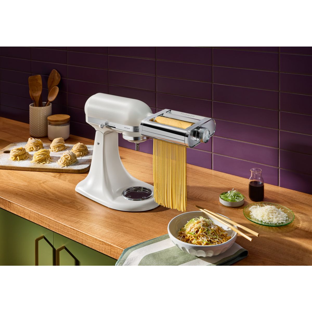 Kit pour pâtes fraîches PATES 3 EN 1 METAL 5KSM3MPA couleur unique, KITCHENAID