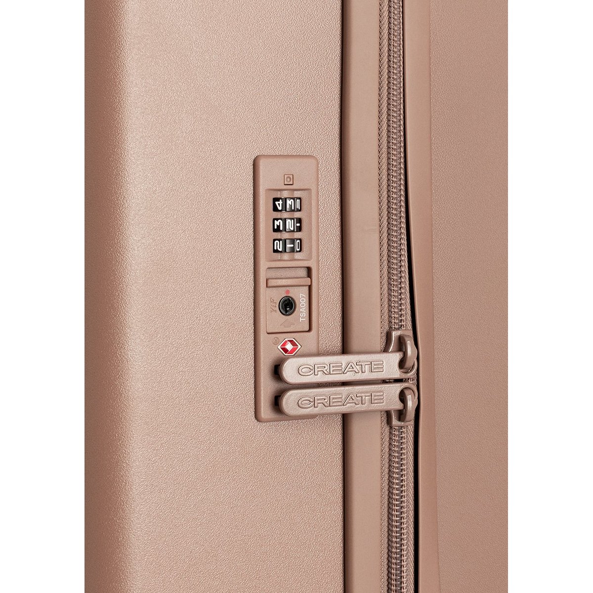 Valise rigide en polycarbonate LUGGAGE STUDIO moka, CREATE
