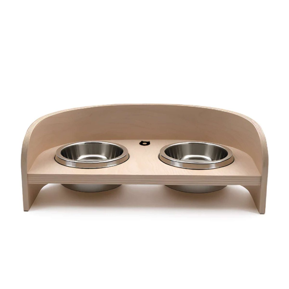 Gamelle double surélevée pour chat et chien Nook Dinner beige, MAMAPETZ