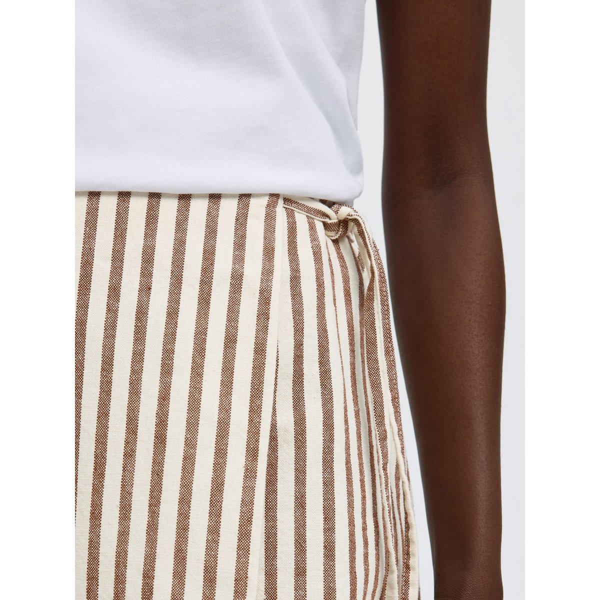 Jupe Portefeuille egret, SELECTED