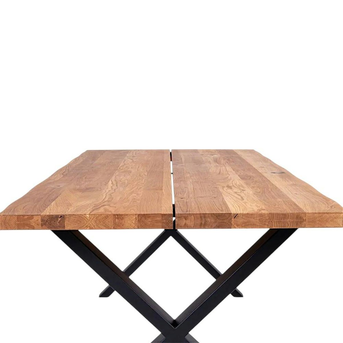 Ensemble table et chaises grises microfibre (lot de 7 pièces) SAVONE bois naturel, PIER IMPORT