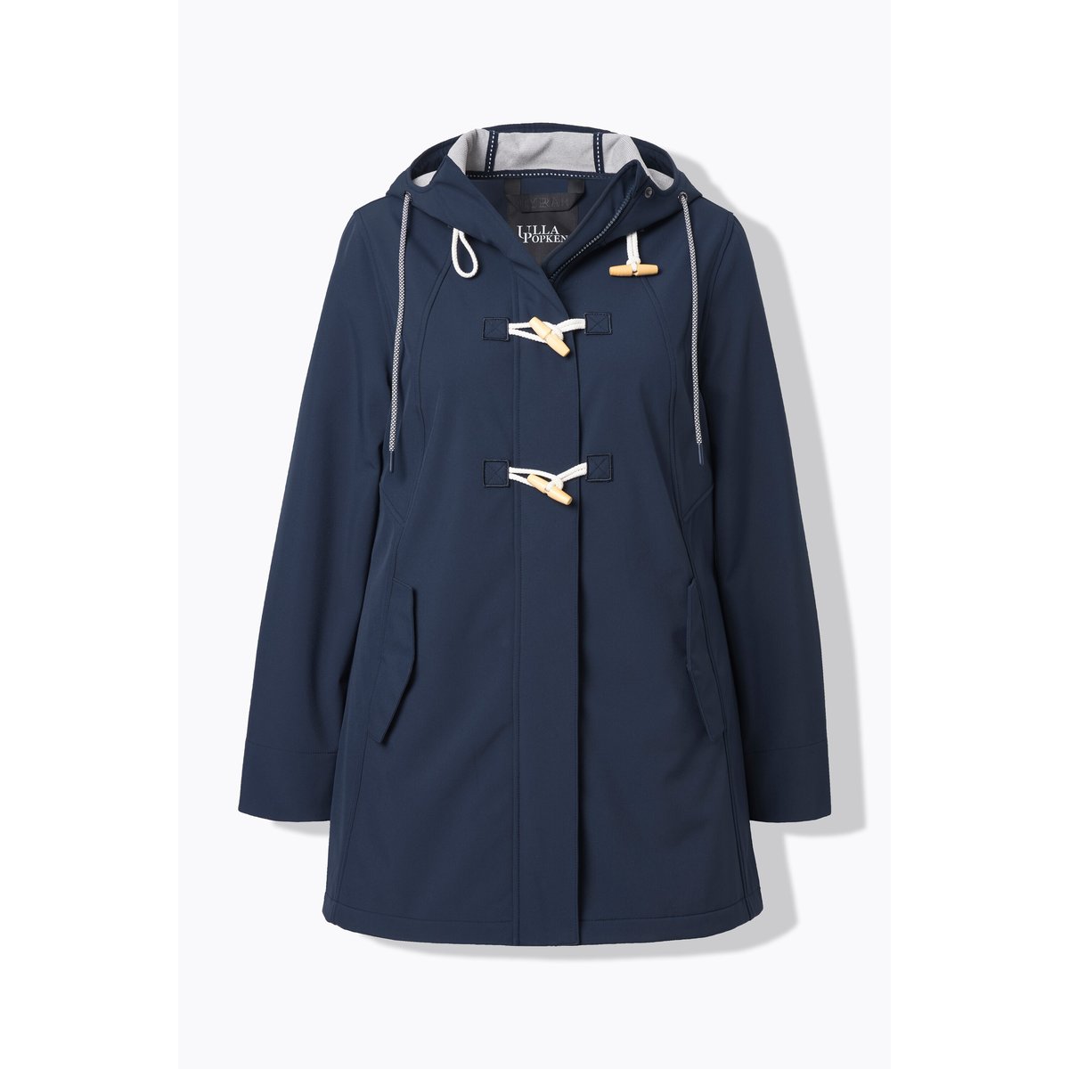 Veste Softshell HYPRAR à capuche marine, ULLA POPKEN