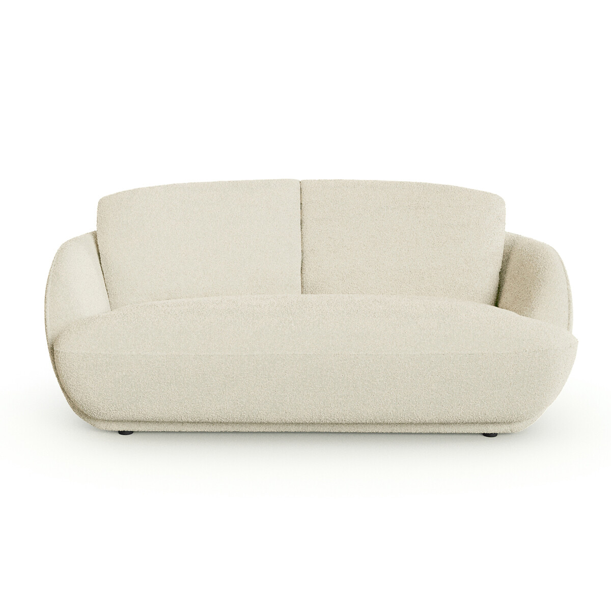 Canapé banquette, en bouclette, ALPINE ecru, AM.PM