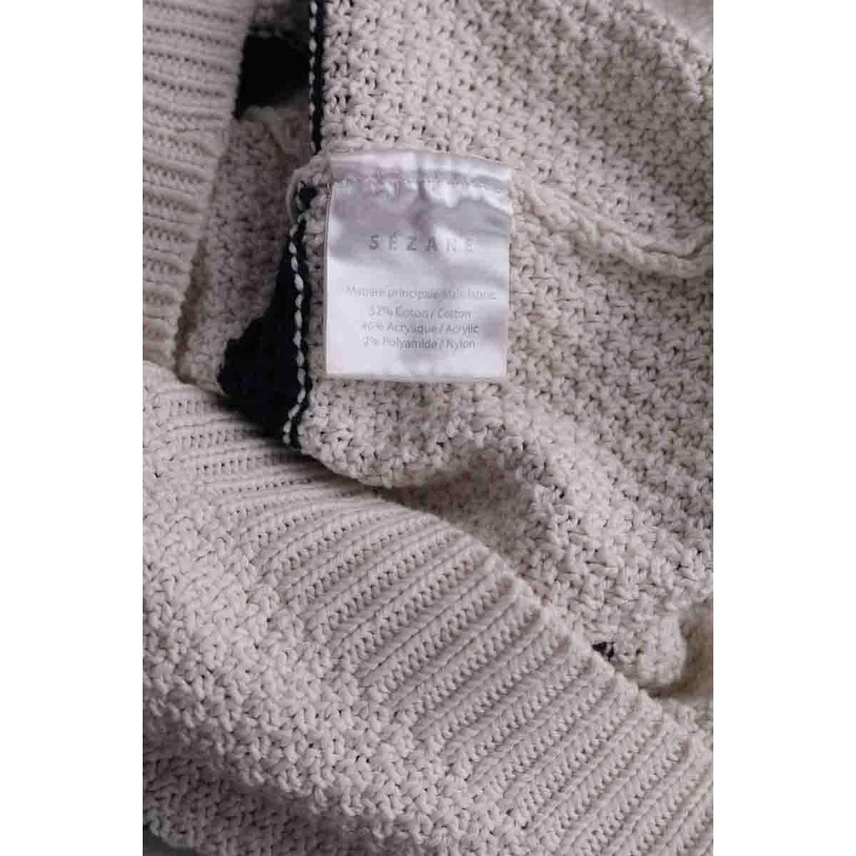 Pull - Très Bon État blanc, SEZANE