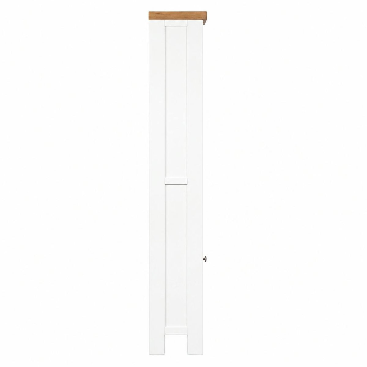 Bibliothèque blanche avec rangement fermé VELIA blanc, PIER IMPORT