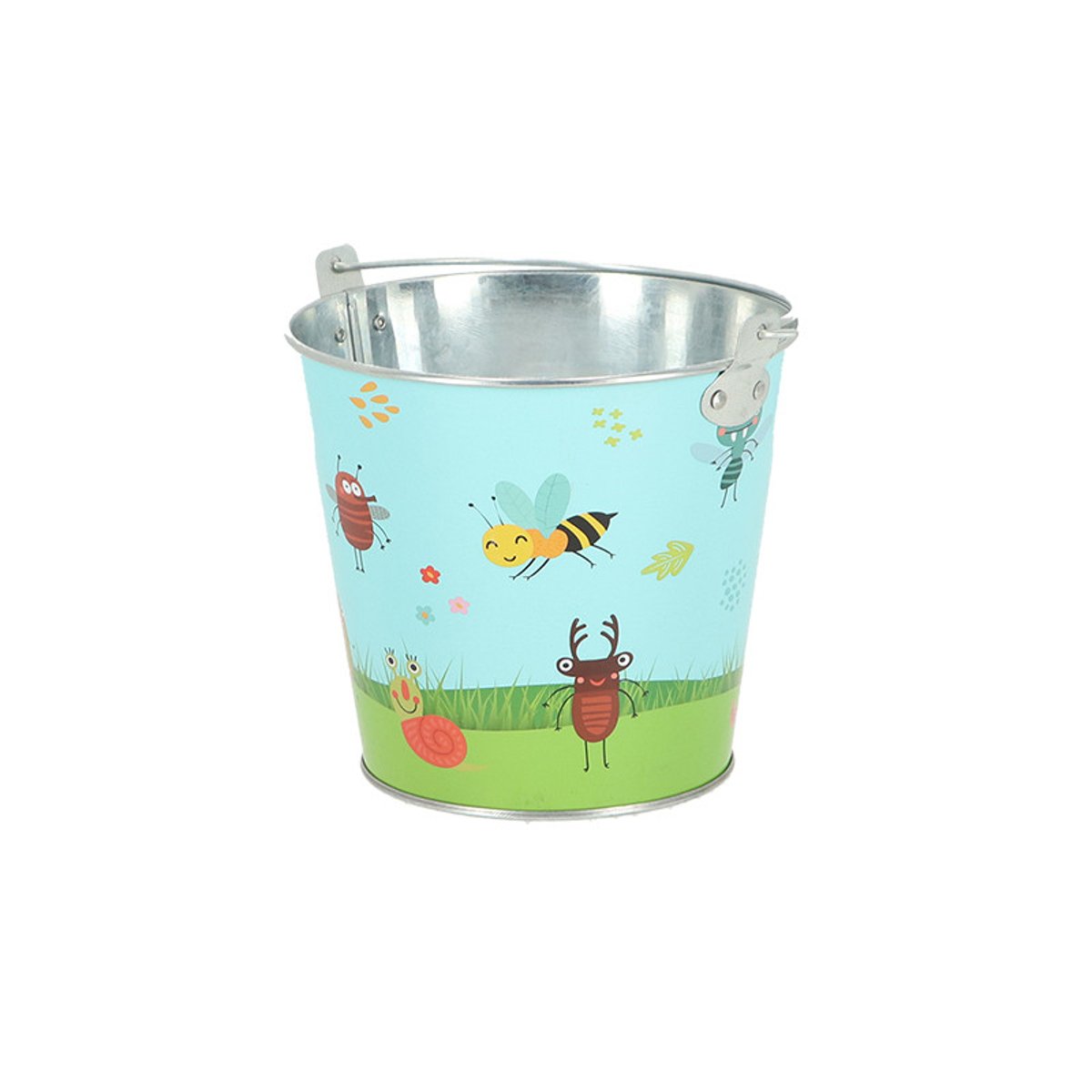 Seau enfant motif insectes couleur unique, ESSCHERT DESIGN
