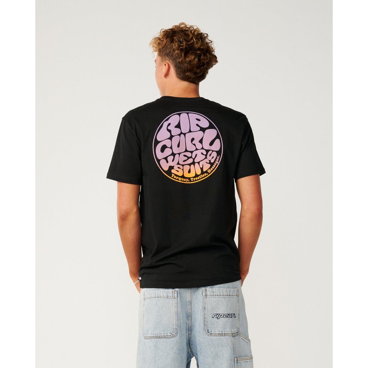 T-shirt WETTIE Passage ICON noir, RIP CURL