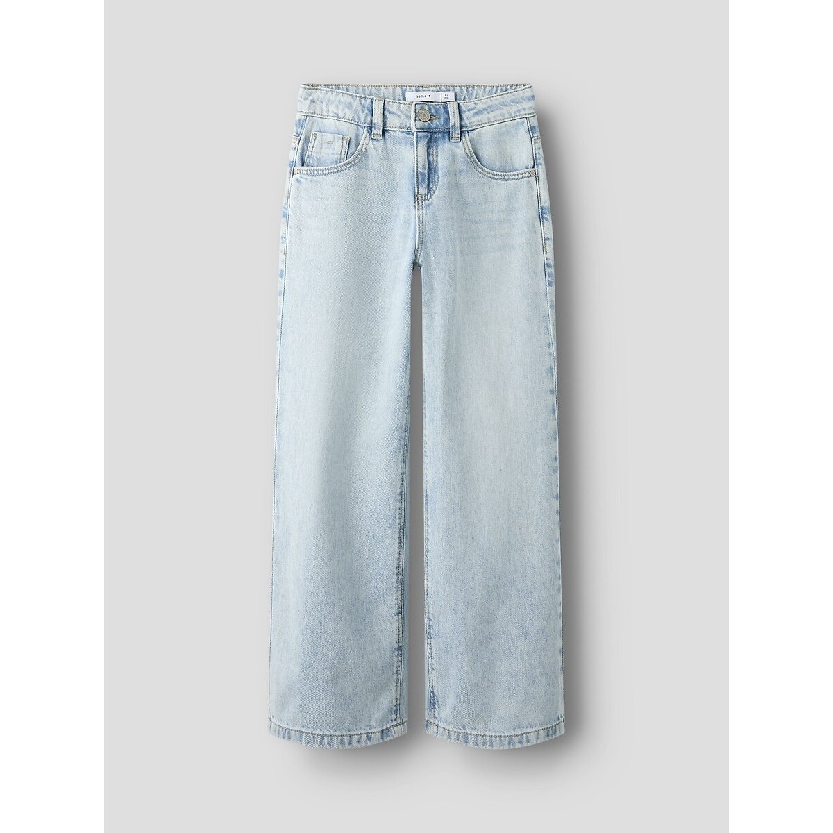 Jeans larghi denim blu chiaro, NAME IT