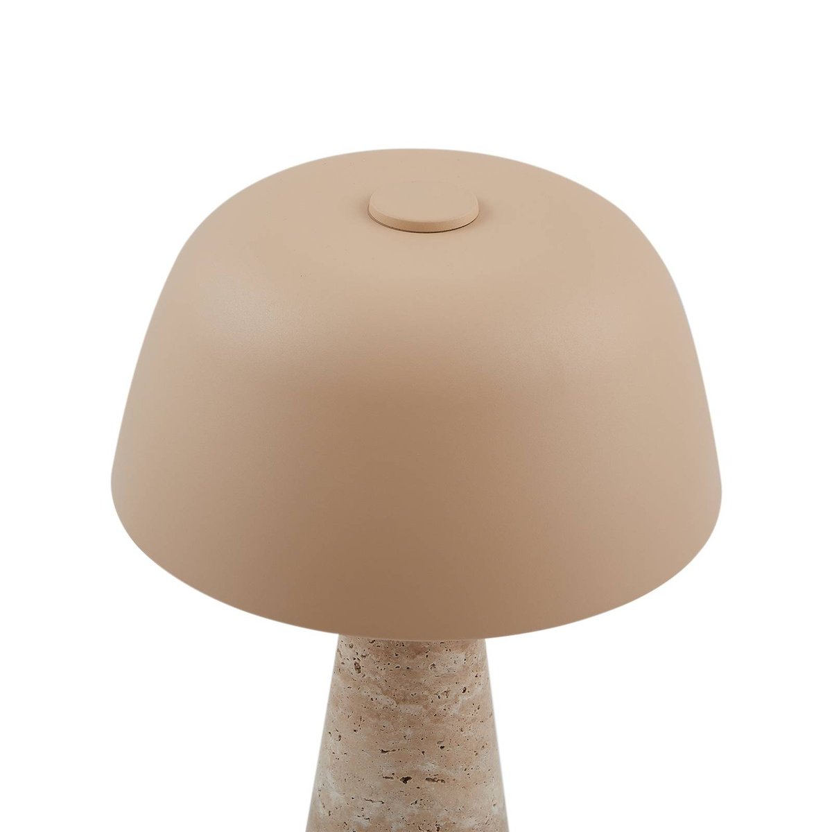 Lampe à poser en pierre moderne, Magritt beige, LINDBY