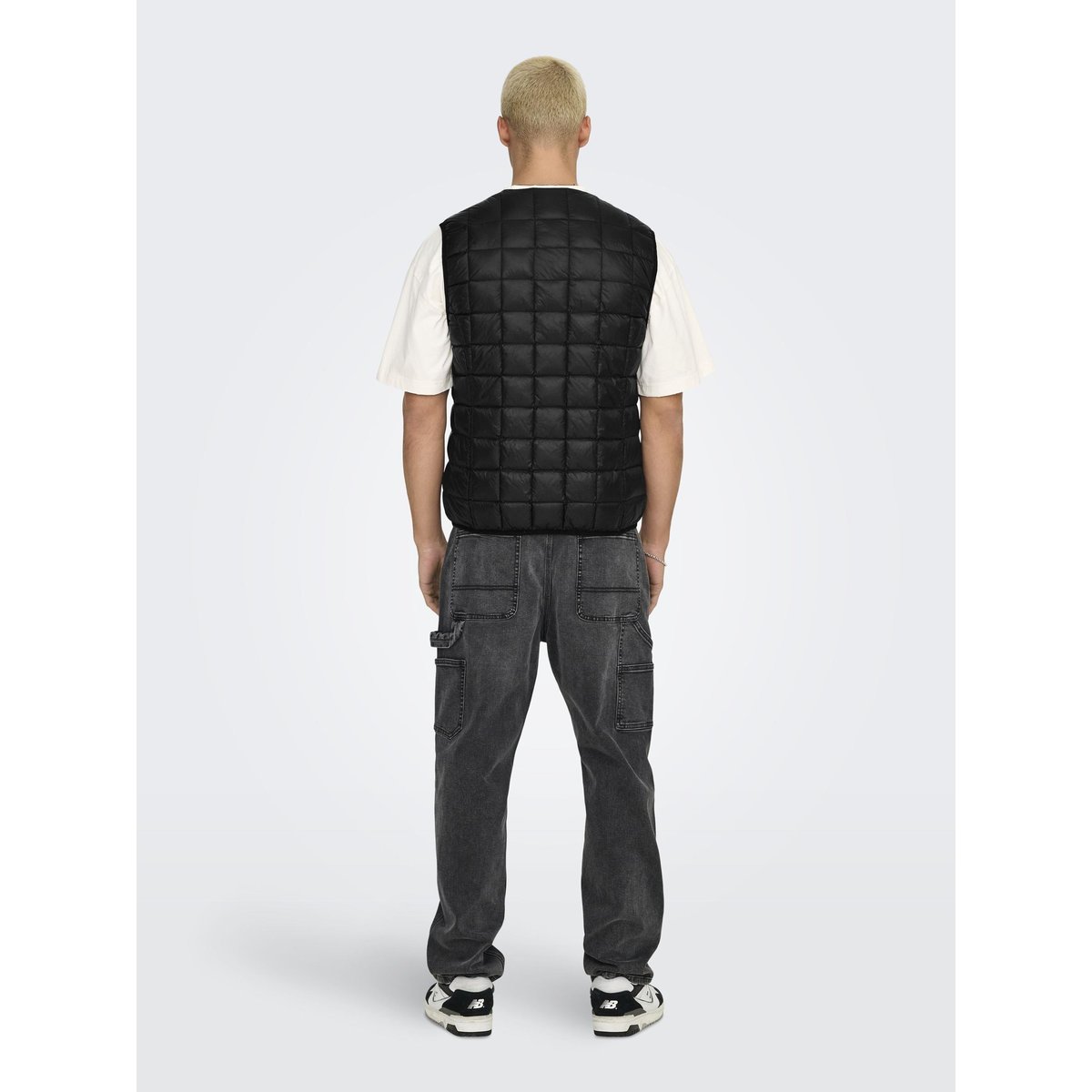 Gilet noire - black, ONLY & SONS