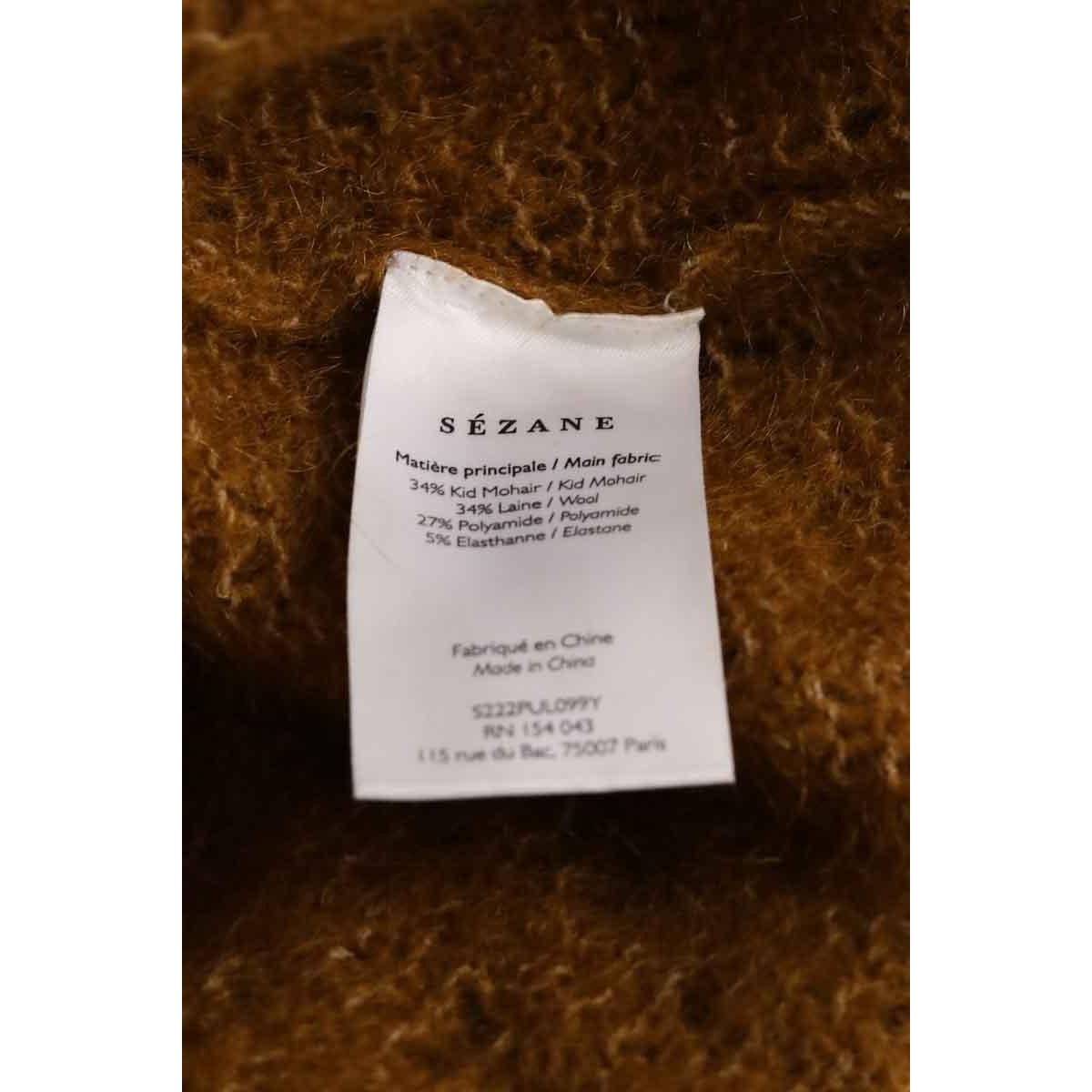 Pull - Très Bon État marron, SEZANE