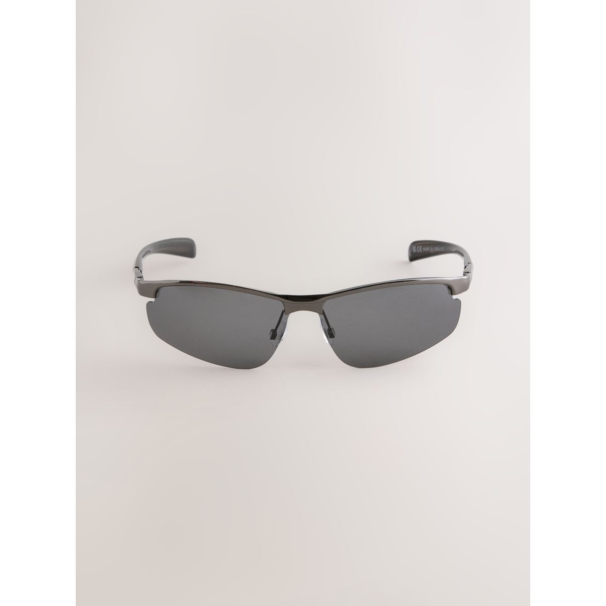Lunettes de soleil polarisées rectangulaires onyx noir, NEXT